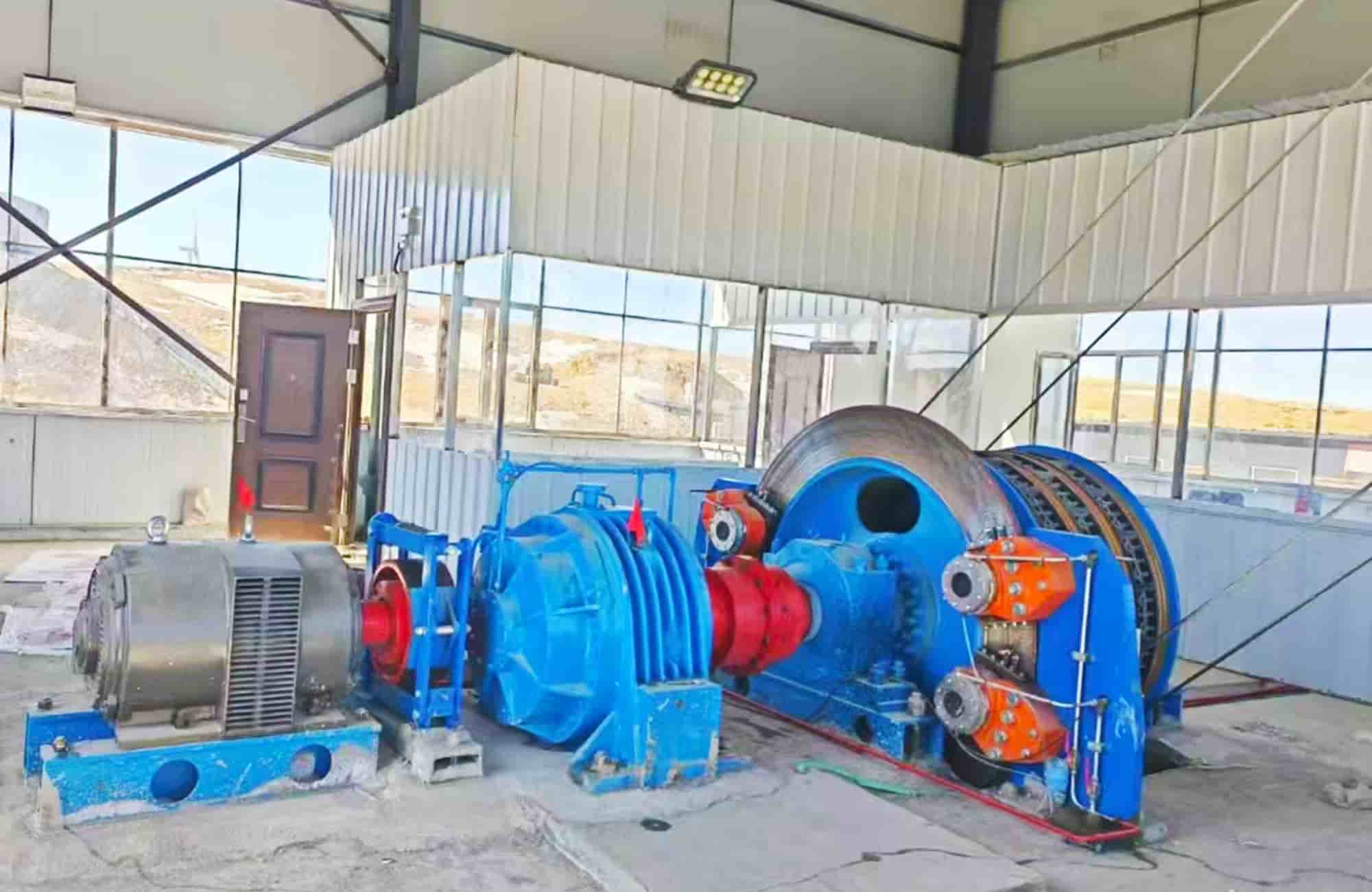 JKM-3×4多繩摩擦礦井提升機