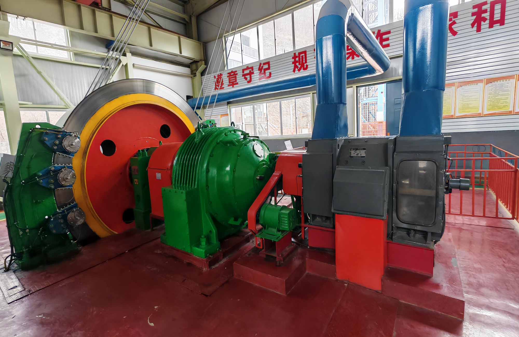 JKM-3.25×4多繩摩擦礦井提升機